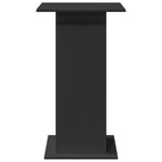 HKH Mesa de Bar com Arrumação em Derivados de Madeira - Preto