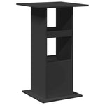 HKH Mesa de Bar com Arrumação em Derivados de Madeira - Preto