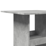 HKH Mesa de Bar com Arrumação em Derivados de Madeira Cinza Cimento