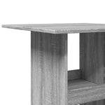 HKH Mesa de Bar com Arrumação em Derivados de Madeira Sonoma - Cinzento
