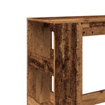 HKH Mesa de Bar com Prateleiras em Derivados de Madeira Madeira Velha