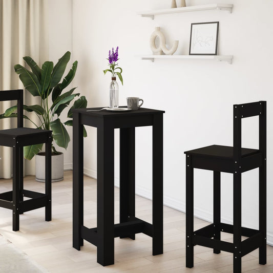 HKH Mesa de Bar em Derivados de Madeira - Preto