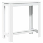 HKH Mesa de Bar em Derivados de Madeira - Branco