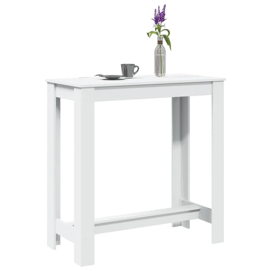 HKH Mesa de Bar em Derivados de Madeira - Branco