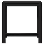 HKH Mesa de Bar em Derivados de Madeira - Preto