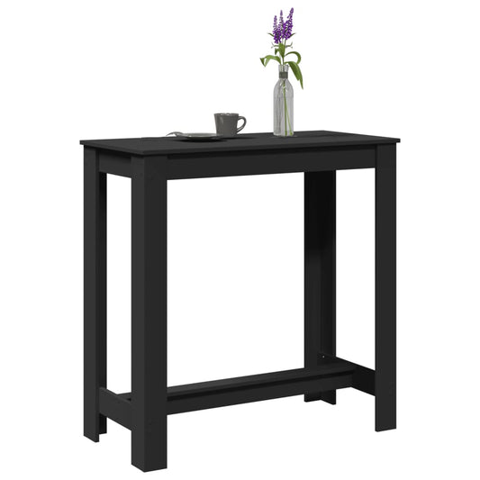 HKH Mesa de Bar em Derivados de Madeira - Preto