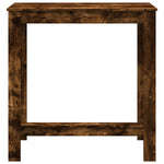 HKH Mesa de Bar em Derivados de Madeira Fumado em Carvalho