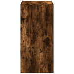 HKH Mesa de Bar em Derivados de Madeira Fumado em Carvalho