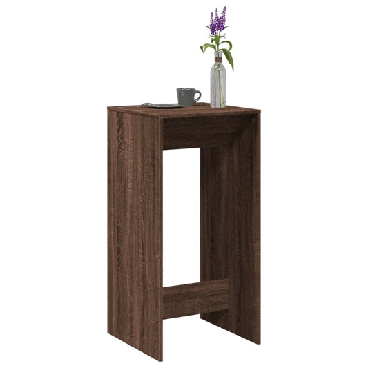HKH Mesa de Bar em Derivados de Madeira Castanho em Carvalho