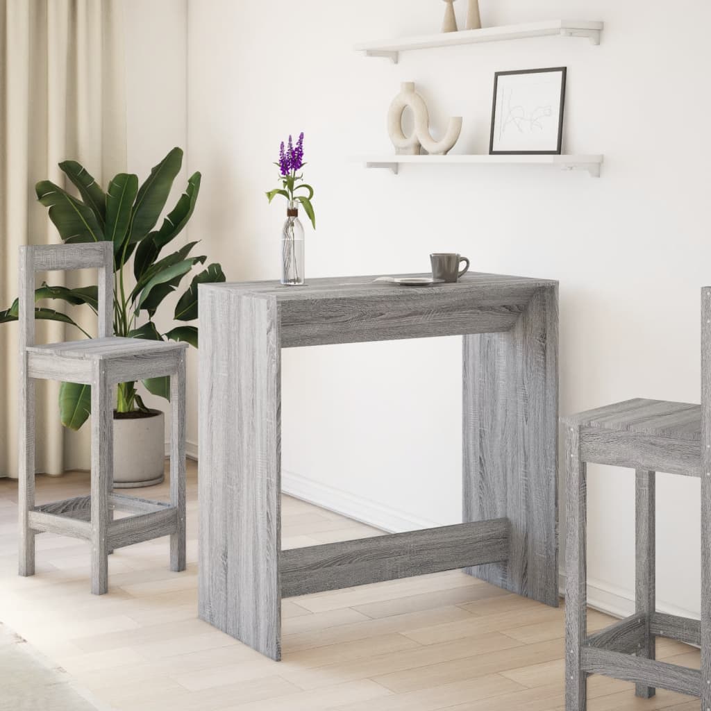 Mesa de Bar HKH de Aglomerado de Madera Sonoma - Gris