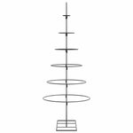 HKH Árvore de Natal para Decoração em Metal Preto