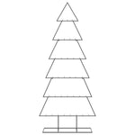 HKH Árvore de Natal para Decoração em Metal PReto