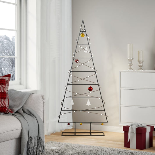 HKH Árvore de Natal para Decoração em Metal PReto