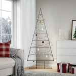 HKH Árvore de Natal para Decoração em Metal PReto