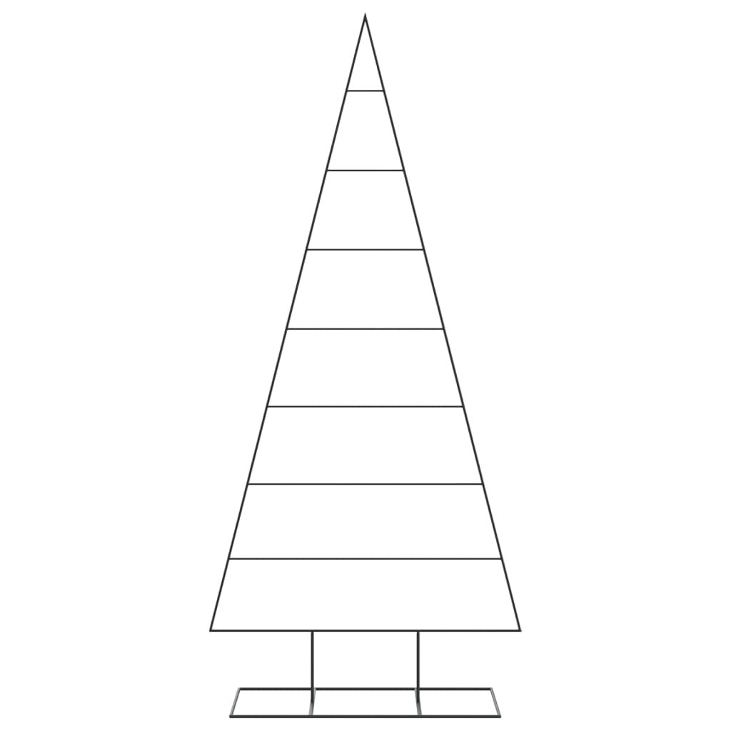 HKH Árvore de Natal para Decoração em Metal PReto