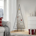 HKH Árvore de Natal para Decoração em Metal PReto