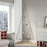 HKH Árvore de Natal para Decoração em Metal PReto
