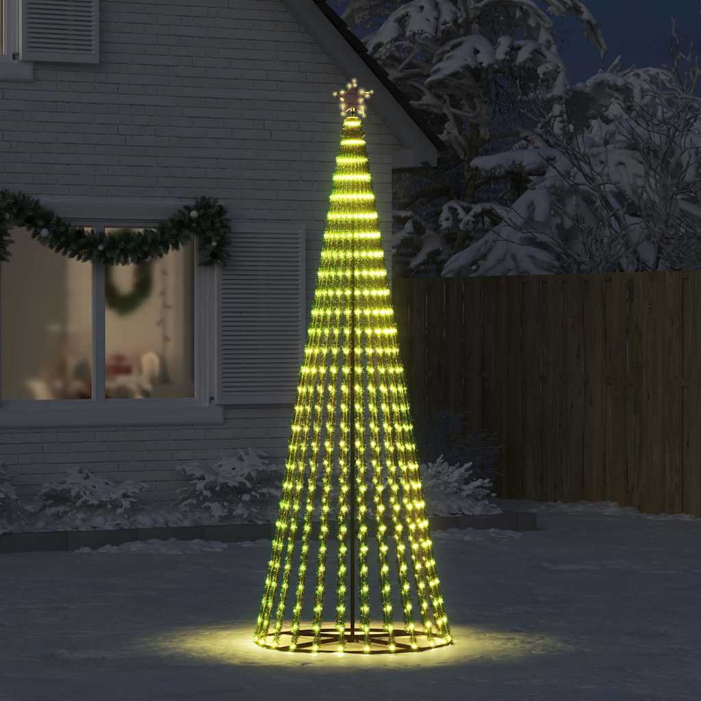 HKH Árbol de Navidad LED con 475 Luces LED - Blanco Cálido