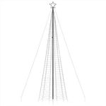 HKH Árvore de Natal LED com Spikes e 1534 Leds - Branco Quente