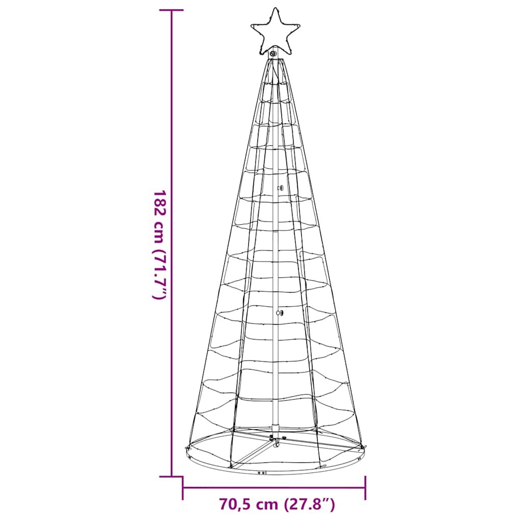 HKH LED Árvore de Natal com 200 Leds - Branco Quente