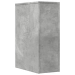 HKH Armario de Baño Estrecho con Ruedas de Cemento - Gris