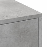 HKH Armario de Baño Estrecho con Ruedas de Cemento - Gris