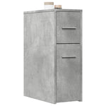 HKH Armario de Baño Estrecho con Ruedas de Cemento - Gris