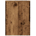 Aparador de WC estrecho HKH con ruedas de madera vieja