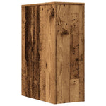 Aparador de WC estrecho HKH con ruedas de madera vieja