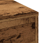 Aparador de WC estrecho HKH con ruedas de madera vieja