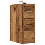 Aparador de WC estrecho HKH con ruedas de madera vieja