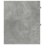 HKH Armario de Baño Estrecho con Ruedas de Cemento - Gris