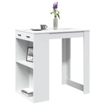 HKH Mesa de Bar em Derivados de Madeira - Branco