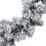 HKH Guirlanda de Natal com Luzes LED Verde em PVC