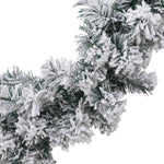 HKH Grinalda de Natal com Luzes LED Verde em PVC