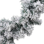 HKH Grinalda de Natal com Luzes LED Verde em PVC
