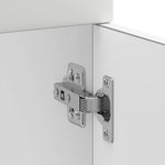 HKH Mueble bajo de cocina Kalmar de madera artificial blanca