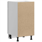 HKH Mueble bajo de cocina Kalmar en madera artificial - Negro