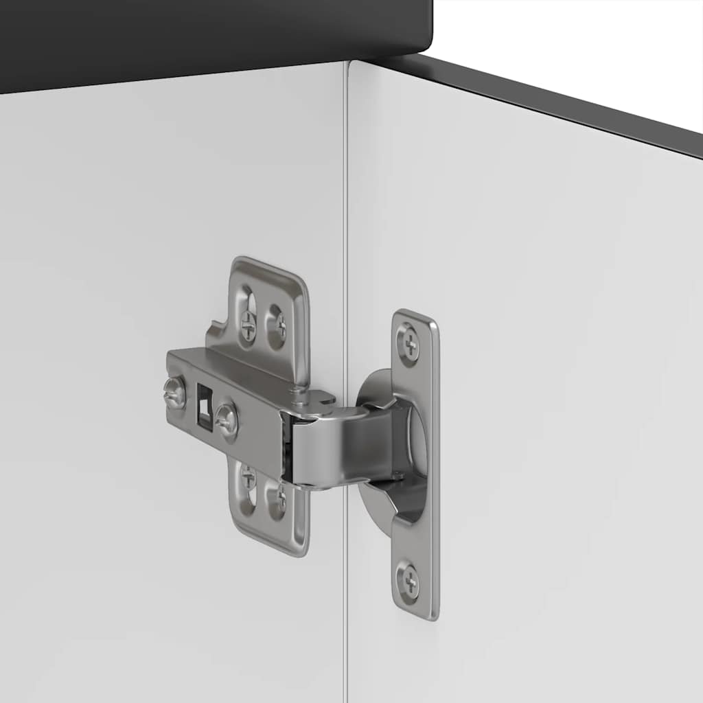 HKH Mueble bajo de cocina Kalmar en madera artificial - Negro