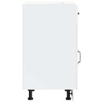 HKH Mueble bajo de cocina Kalmar de madera artificial blanca