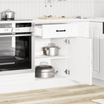 HKH Mueble bajo de cocina Kalmar de madera artificial blanca