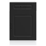 HKH Mueble bajo de cocina Kalmar en madera artificial - Negro
