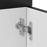 HKH Mueble bajo de cocina Kalmar en madera artificial - Negro