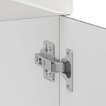 HKH Armário de Cozinha Baixo Kalmar Alto Brilho - Branco