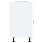 HKH Mueble bajo de cocina Kalmar de madera artificial blanca