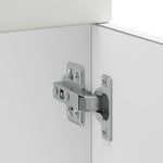 HKH Mueble bajo de cocina Kalmar de madera artificial blanca