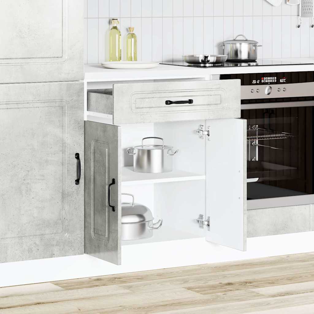 HKH Armario Bajo de Cocina Kalmar de Hormigón - Gris