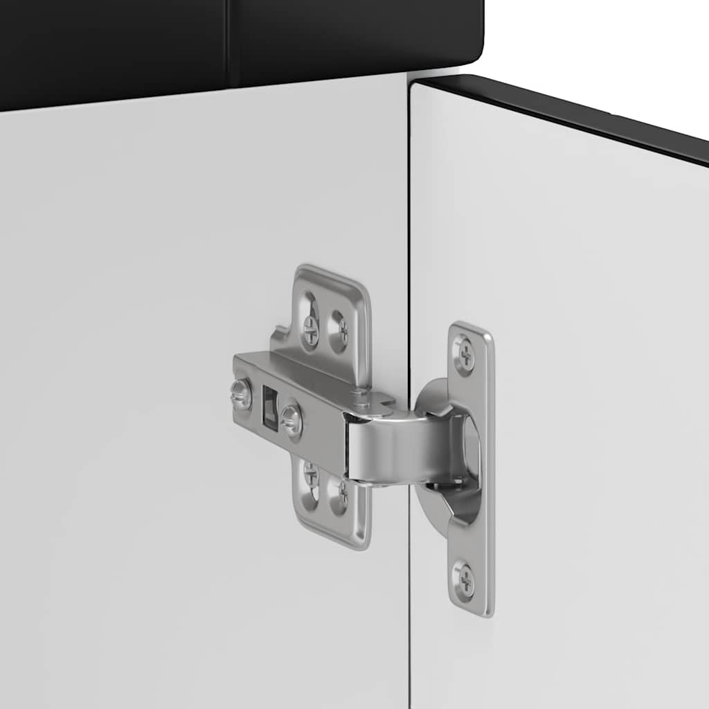 HKH Armário de Cozinha Baixo Kalmar em Madeira Artificial - Preto