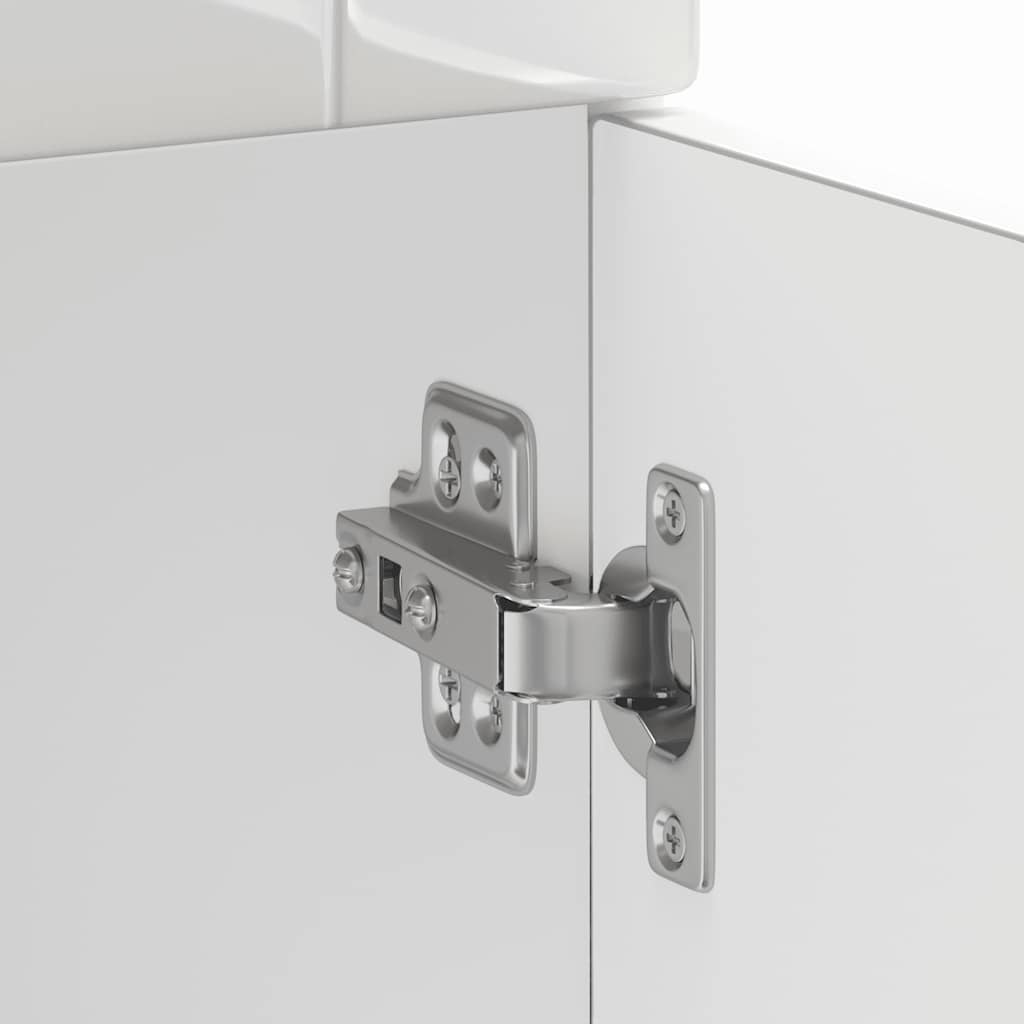 HKH Armário de Cozinha Baixo Kalmar Alto Brilho - Branco