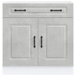HKH Armario Bajo de Cocina Kalmar de Hormigón - Gris